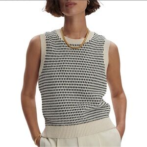Varley Black and Cream Vest